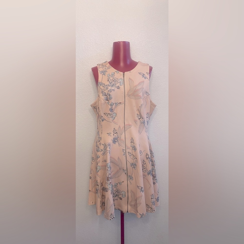 Bar III Cream Mini Dress with Chic Elegance